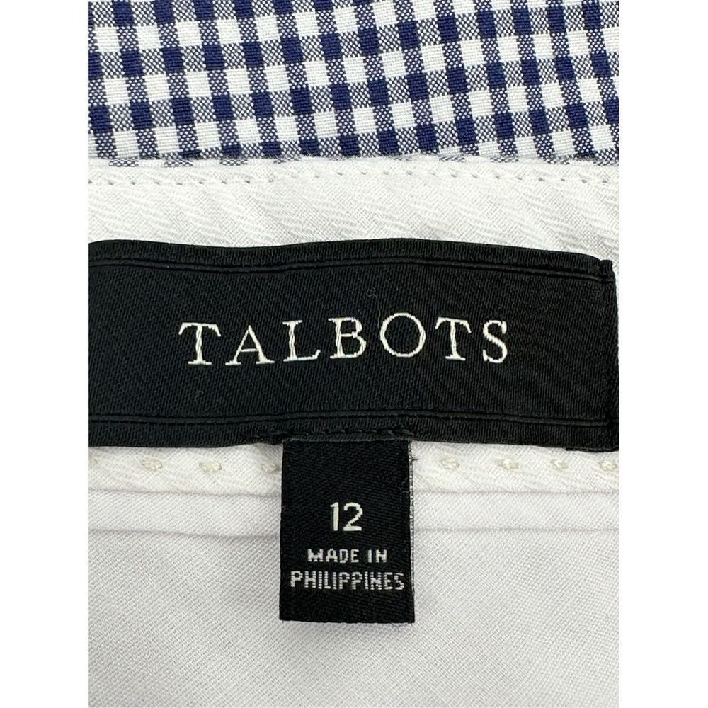 Talbots checkered pants size 12 - Picture 7 of 10